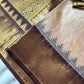 Brown Pure Silk Pattu Gadwal Saree