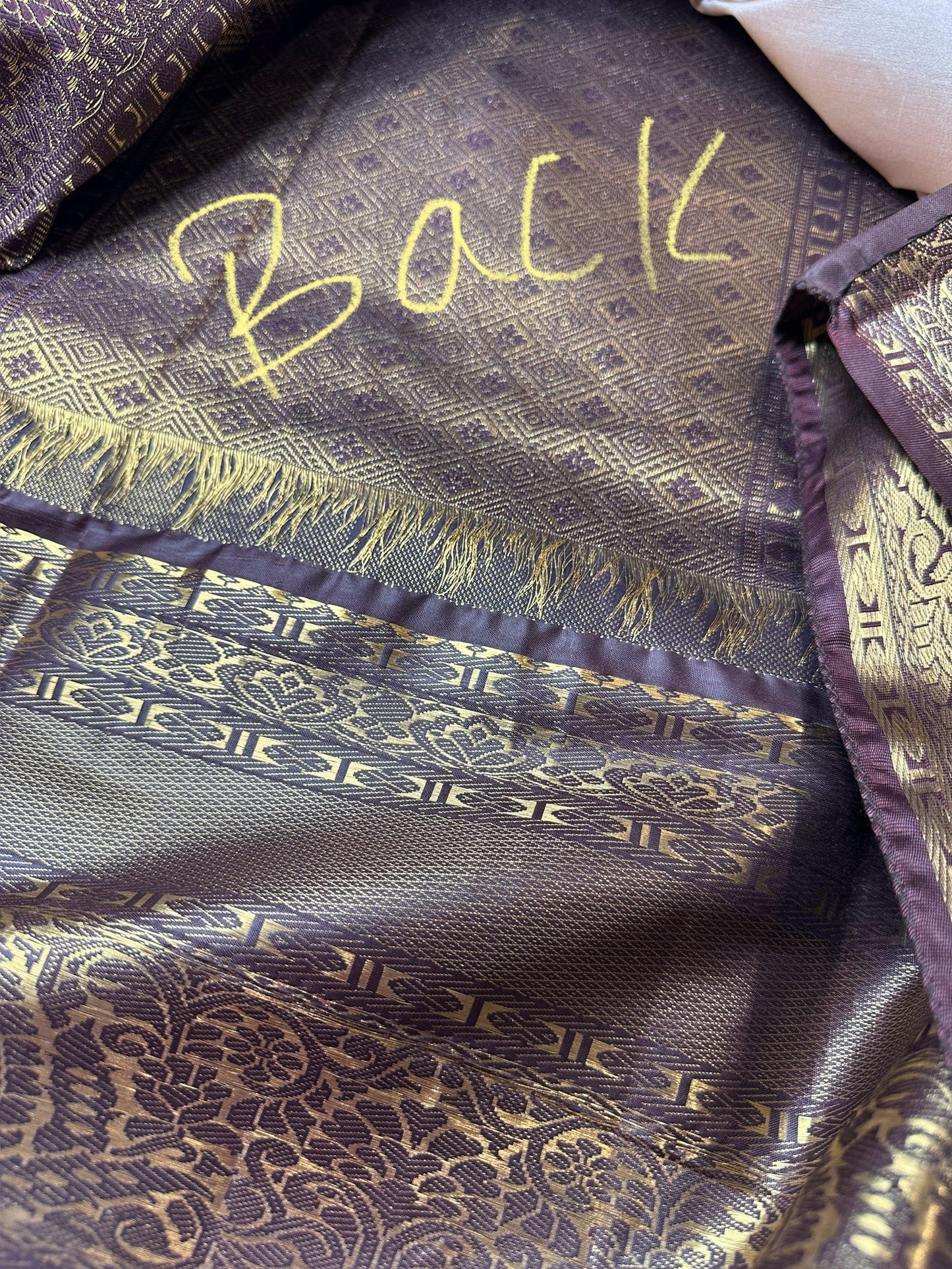 Brown Pure Silk Pattu Gadwal Saree