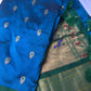 Paithani Silk Light Weight Blue Saree