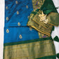 Paithani Silk Light Weight Blue Saree