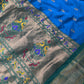 Paithani Silk Light Weight Blue Saree