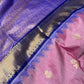 Pink Blue Silk Pattu Gadwal Saree