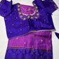 Pure Kanchi Handloom Purple Saree