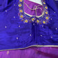 Pure Kanchi Handloom Purple Saree