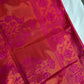 Yellow Pink Semi Handloom Purple Saree