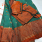 Pure Kanchi Handloom Green Saree