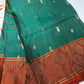 Pure Kanchi Handloom Green Saree