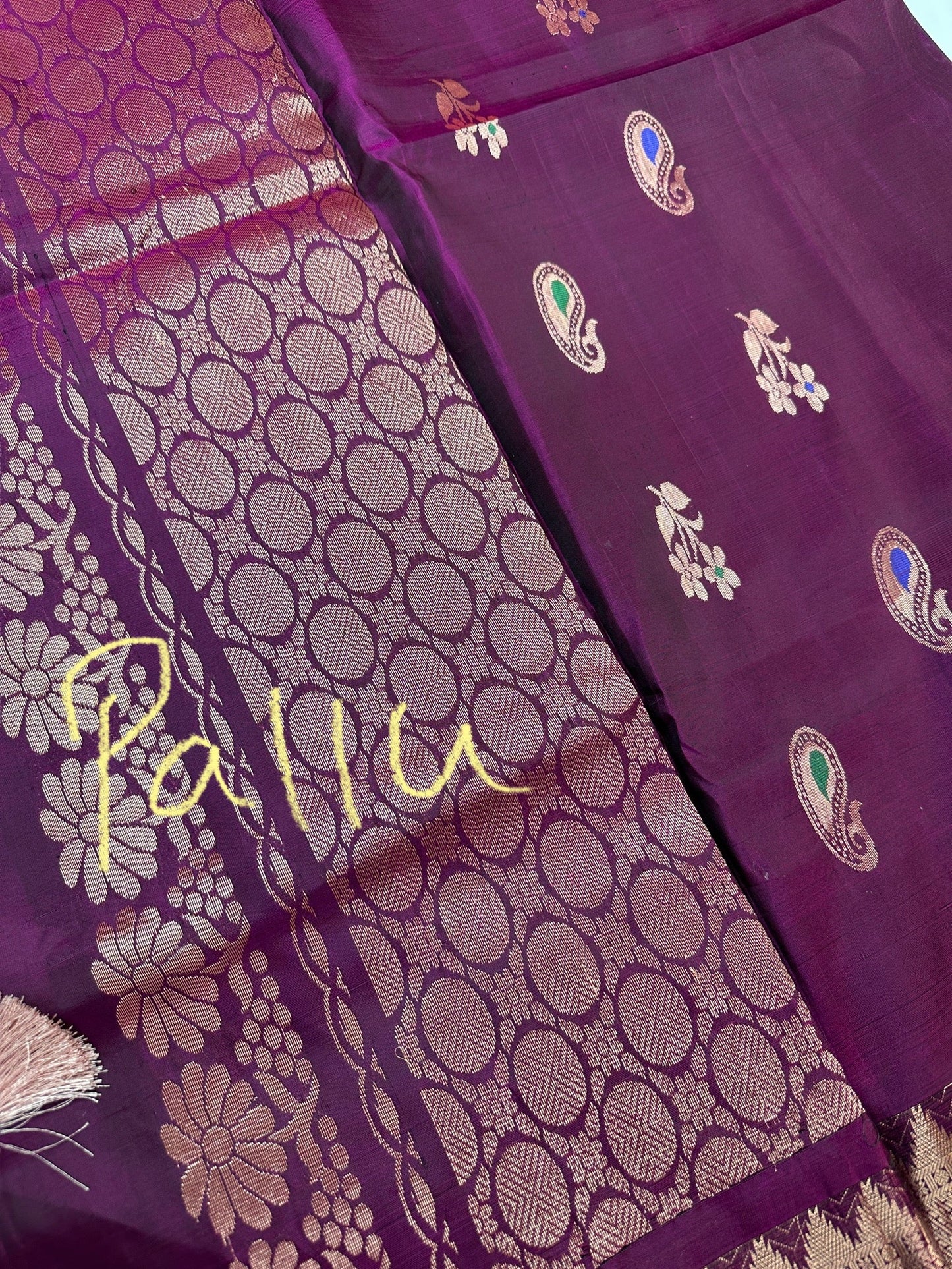 Pure Kanchi Handloom Green Saree