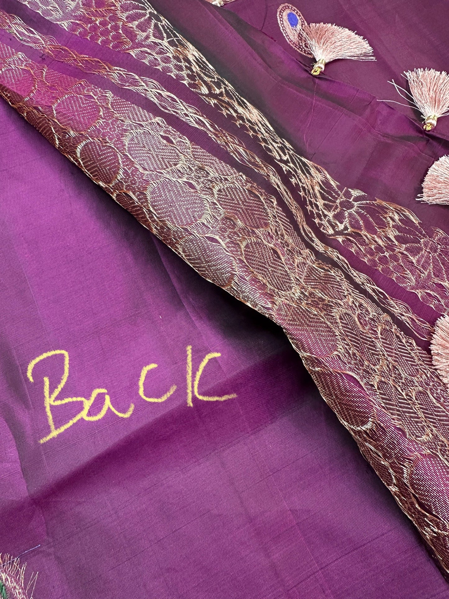 Pure Kanchi Handloom Green Saree