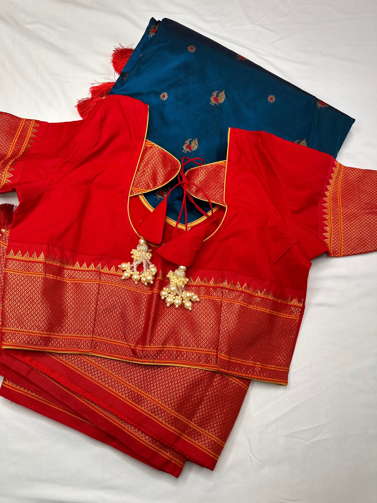 Paithani Silk Light Weight Blue Saree