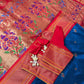 Paithani Silk Light Weight Blue Saree