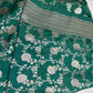 Silver Jaal Silk Green Banarsi Saree