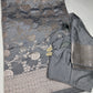 Silver Jaal Silk Grey Banarsi Saree
