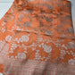 Silver Jaal Silk Peach Banarsi Saree