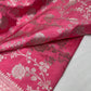 Silver Jaal Silk Pink Banarsi Saree