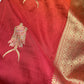 Raw Mango Pure Silk Orange Saree