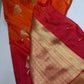 Raw Mango Pure Silk Orange Saree