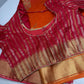 Raw Mango Pure Silk Orange Saree