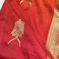 Raw Mango Pure Silk Orange Saree