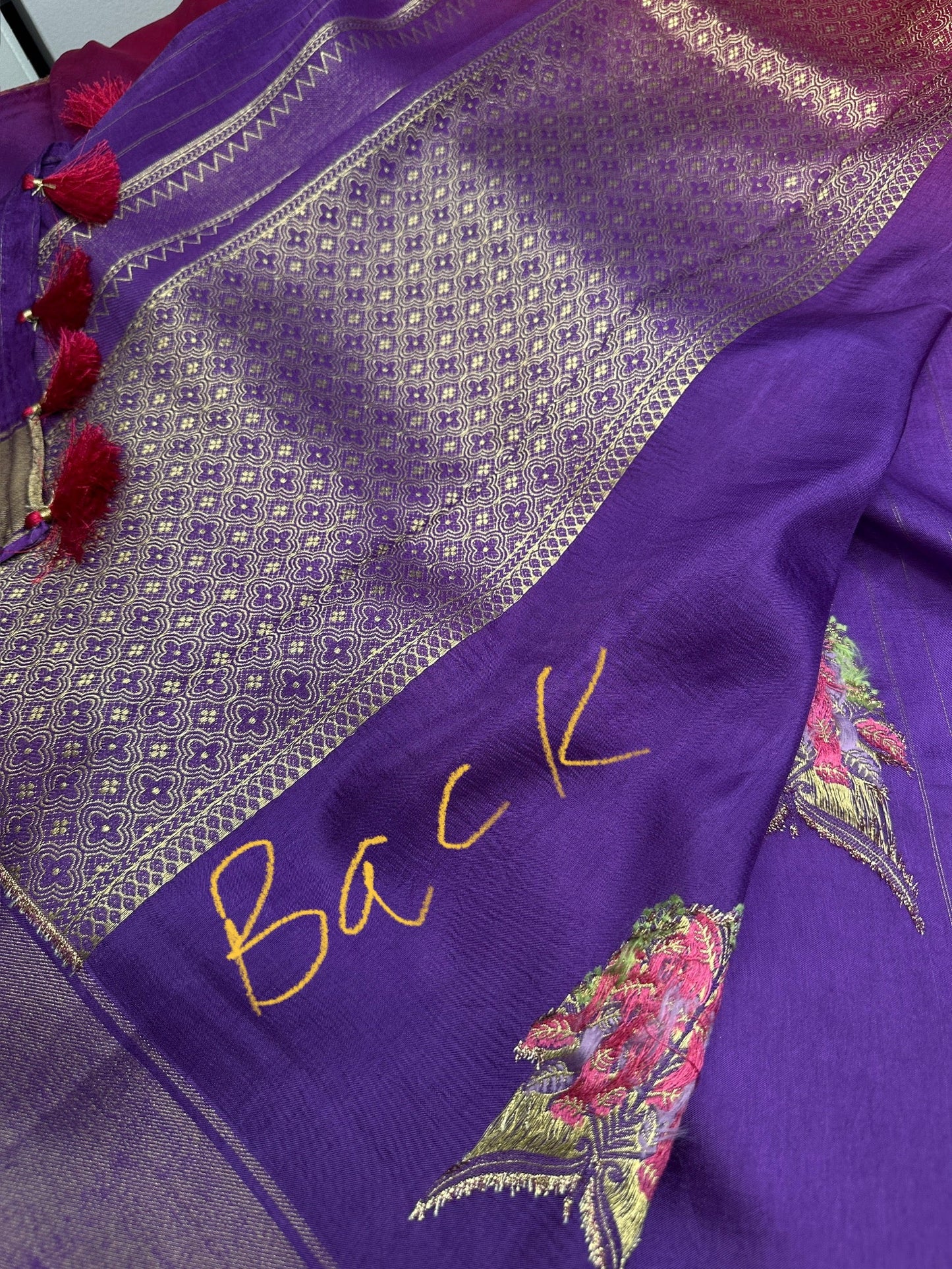 Raw Mango Pure Silk Green Saree