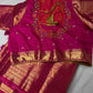 Mangalgiri Semi Silk Pink Saree