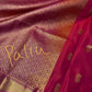 Mangalgiri Semi Silk Pink Saree