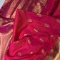 Mangalgiri Semi Silk Pink Saree