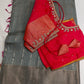 Uppada Semi Silk Teal Green Light Weight Saree