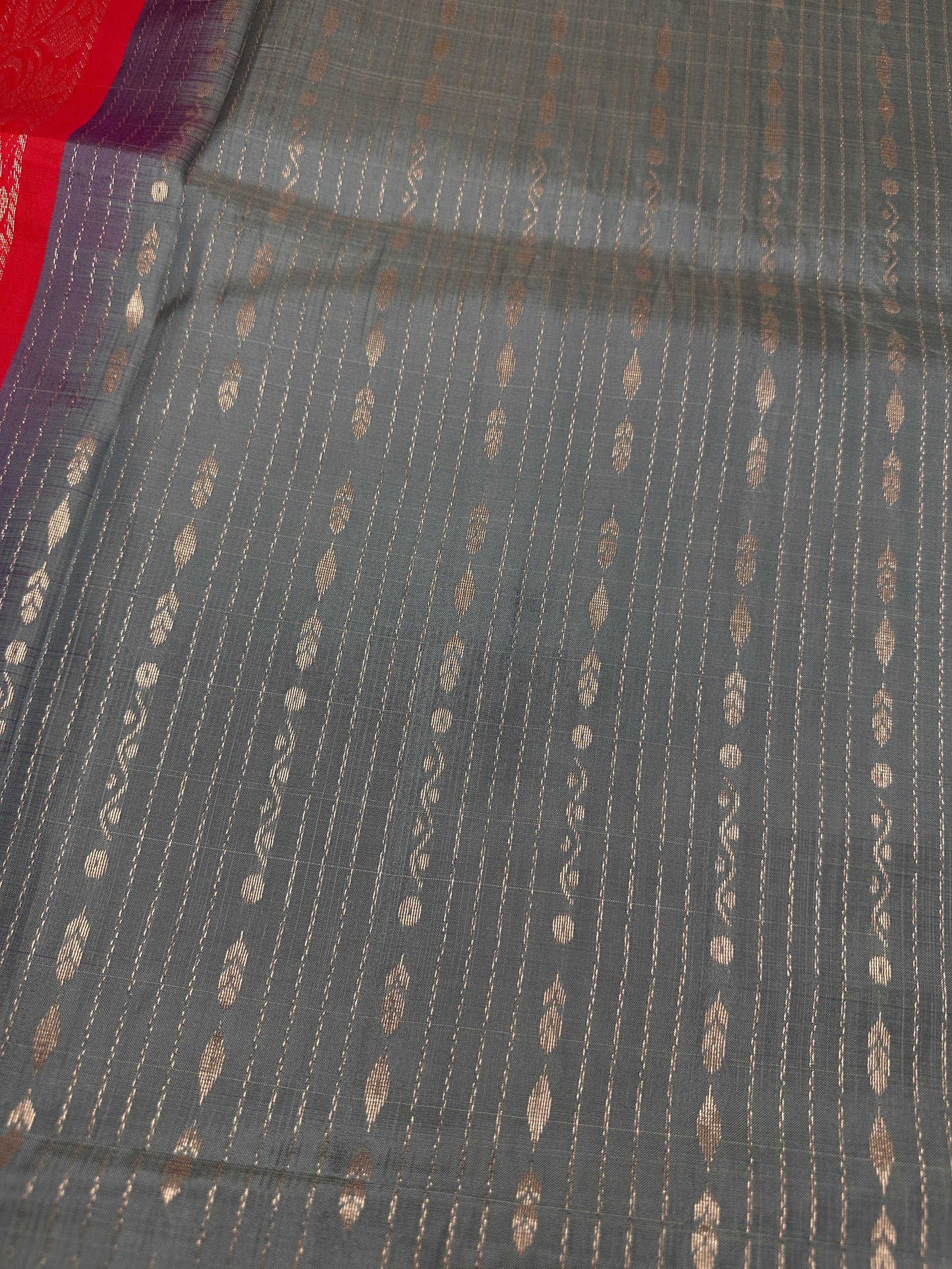 Uppada Semi Silk Teal Green Light Weight Saree