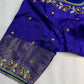Uppada Semi Silk Blue Saree