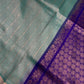 Uppada Semi Silk Blue Saree