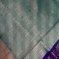 Uppada Semi Silk Blue Saree