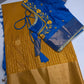 Uppada Semi Silk  Mustard Saree