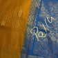 Uppada Semi Silk  Mustard Saree