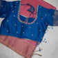 Uppada Semi Silk Pink Saree