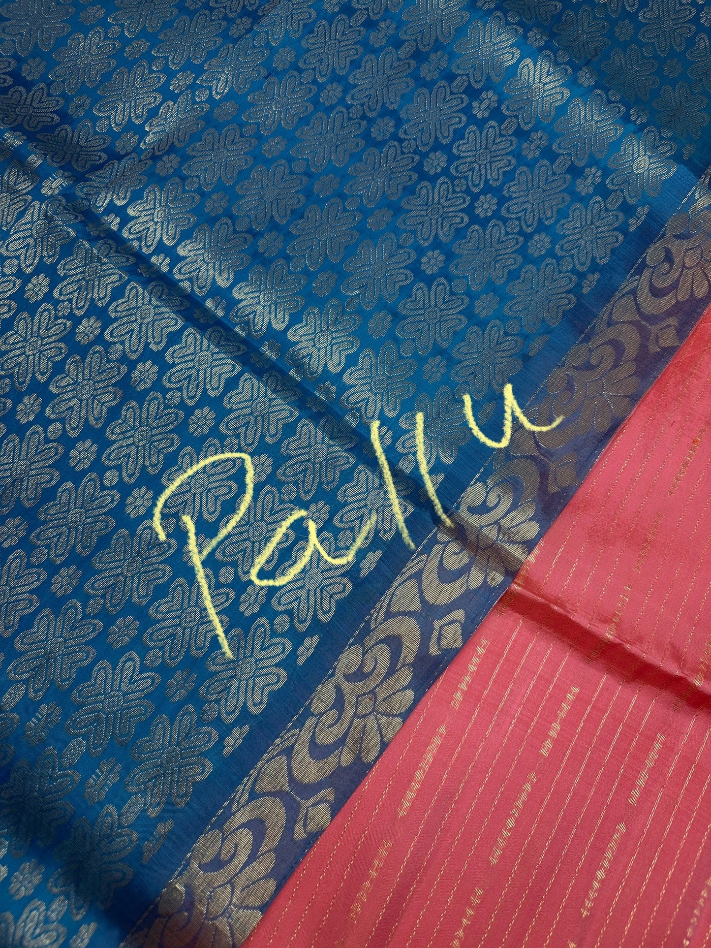 Uppada Semi Silk Pink Saree