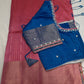 Uppada Semi Silk Pink Saree