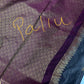 Gadwal Semi Silk Grey Maroon Small Border Saree