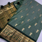 Mangalgiri Pattu Green Soft Silk Saree