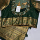 Mangalgiri Pattu Green Soft Silk Saree