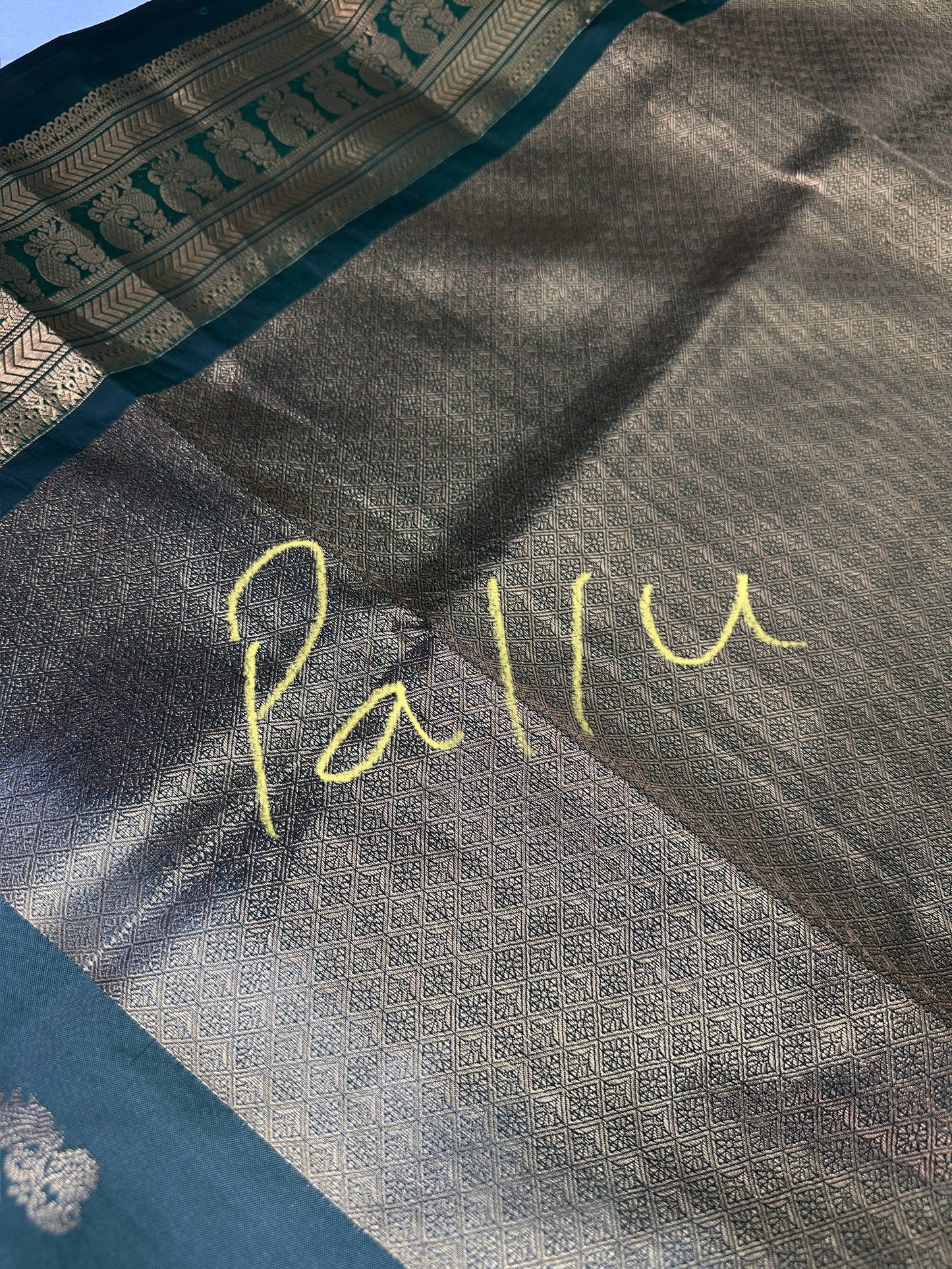 Mangalgiri Pattu Green Soft Silk Saree