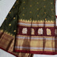 Mangalgiri Pattu Green Red Soft Silk Saree