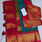 Gadwal Pattu Blue Pink Soft Silk Saree