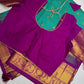 Gadwal Pattu Green Magenta Soft Silk Saree