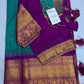 Gadwal Pattu Green Magenta Soft Silk Saree