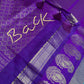 Gadwal Pattu Grey Magenta Soft Silk Saree