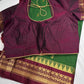 Gadwal Pattu Green Maroon Soft Silk Saree