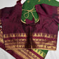 Gadwal Pattu Green Maroon Soft Silk Saree