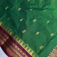 Gadwal Pattu Green Maroon Soft Silk Saree