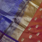 Mangalgiri Pattu Orange Purple Soft Silk Saree